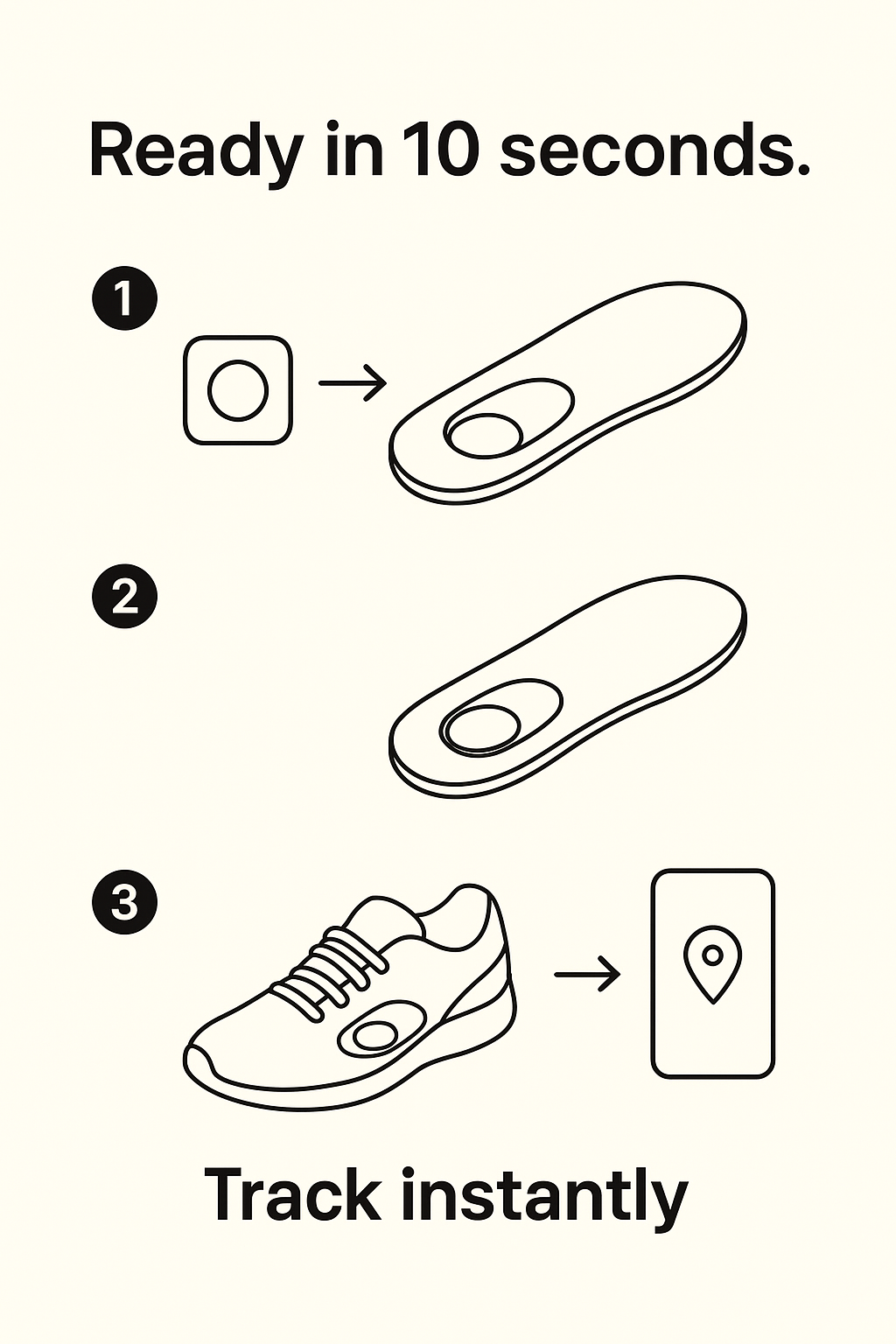 BUDDY STEP kids Air Tag insoles