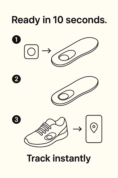 BUDDY STEP kids Air Tag insoles