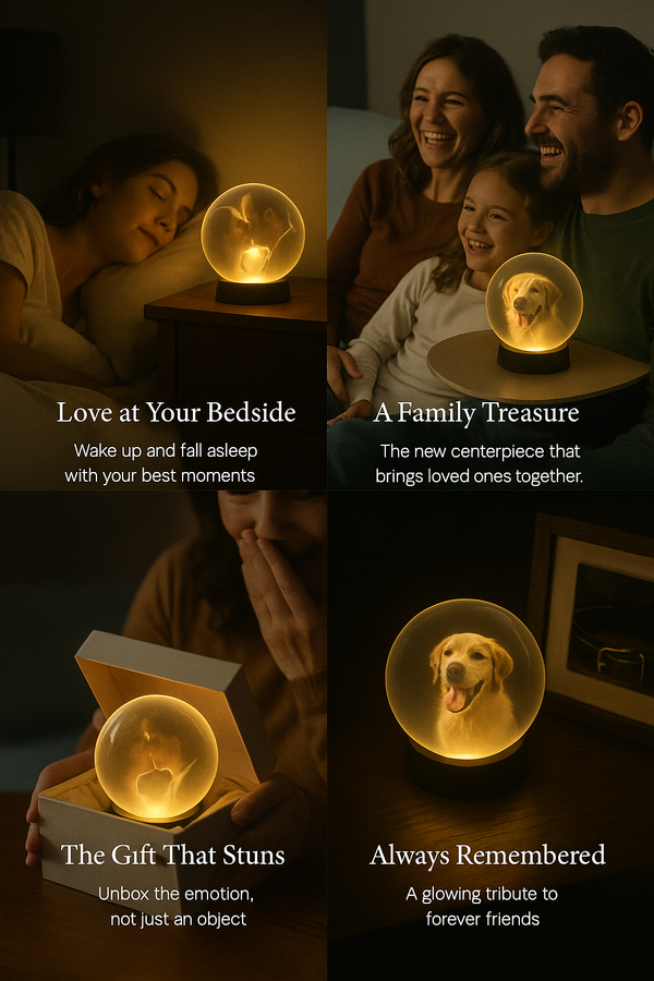 EverOrb Crystal Memory Lamp
