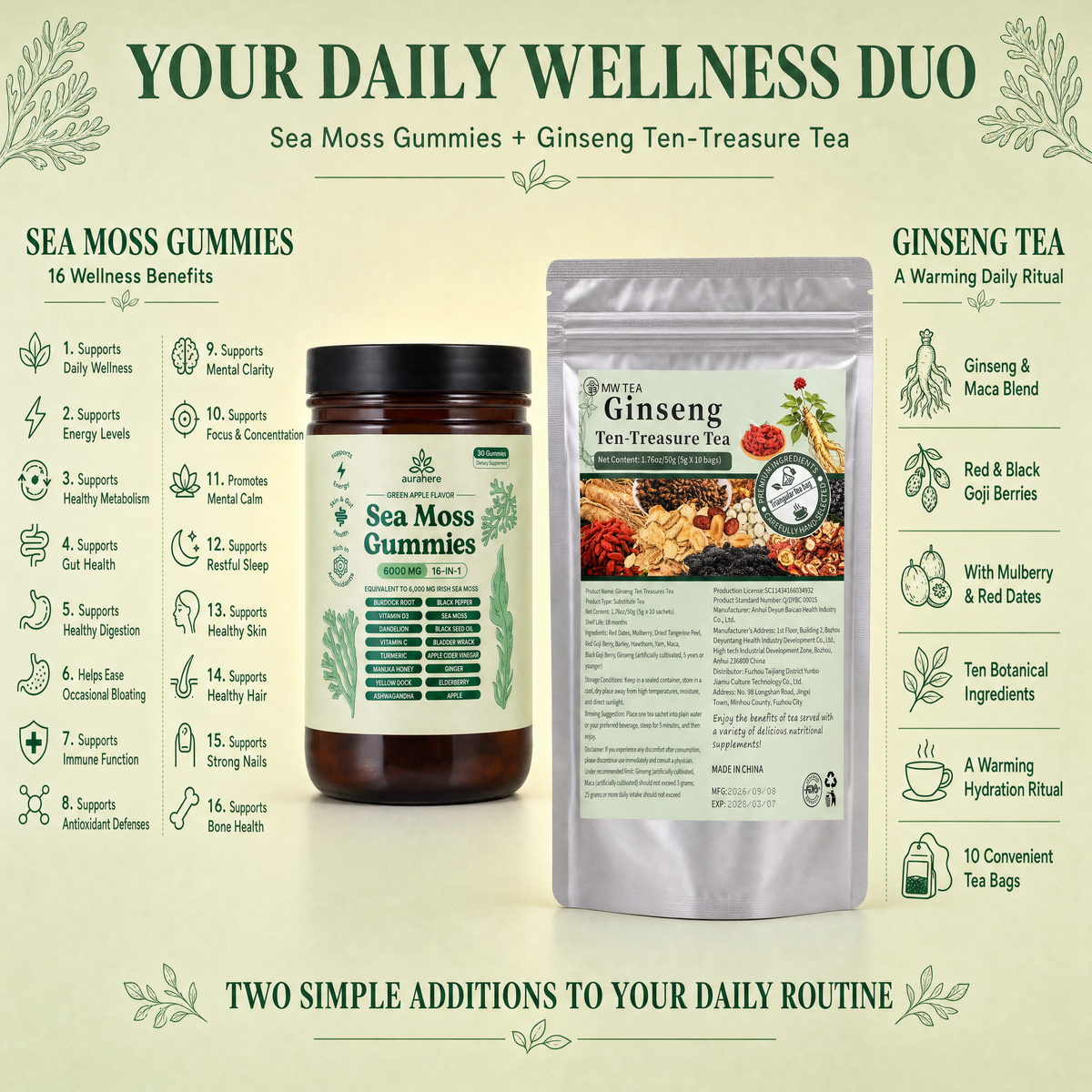 Sea Moss 16-in-1 Gummies